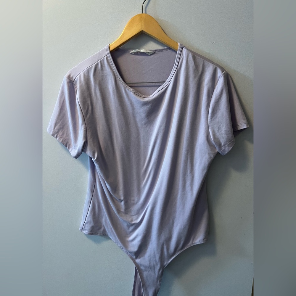Bluenotes Light Purple Short Sleeve Bodysuit